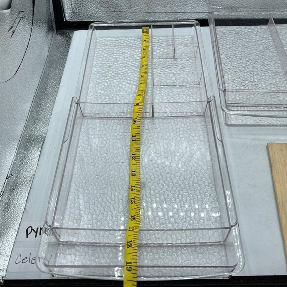 ETC® Three Compartment Clear Open Container - Picture 11 of 12